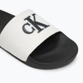 Шльопанці чоловічі Calvin Klein YM0YM01281 Jelly Mono PU Bright White/Black 7