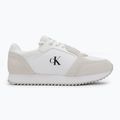Кросівки жіночі Calvin Klein YW0YW01644 Runner Laceup Sock Mg Nylon Mix Bright White/Black 2