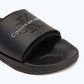 Шльопанці чоловічі Calvin Klein YM0YM00361 Slide Rubber Neoprene Monologo black 7