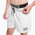 Шорти для плавання чоловічі Calvin Klein Medium Double Waistband white 8