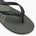 Чоловічі шльопанці O'Neill Profile Color Block глибокого лишайникового зеленого кольору 7