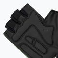 Чоловічі велосипедні рукавички Rogelli Essential чорні/зелені 6