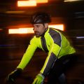 Чоловіча велосипедна куртка Rogelli Essential Winter Hi Vis жовта 12