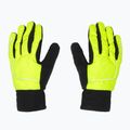 Рукавички велосипедні чоловічі Rogelli Essential Winter Waterproop fluor yellow 2
