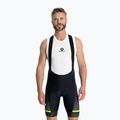 Чоловічі велосипедні шорти Rogelli Hero II Bib Short жовті/сірі/чорні