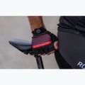 Чоловічі велосипедні рукавички Rogelli Hero II чорні/червоні/бордо 3