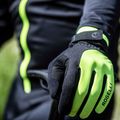 Рукавички велосипедні чоловічі Rogelli Core II Winter Windproof fluor 3