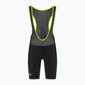 Чоловічі велосипедні шорти Rogelli Core Bib Short чорний/жовтий 6