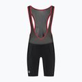 Чоловічі велосипедні шорти Rogelli Core Bib Short чорно-червоні 6