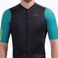 Футболка велосипедна чоловіча Rogelli Fast black/teal/green 3