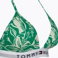 Верх купальника Tommy Hilfiger Triangle Fixed Foam Print з принтом у вигляді трикутника з пінопласту, вінтований в тропічному олімпійському зеленому кольорі 3