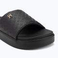 Шльопанці жіночі Tommy Hilfiger Platform Monogram Poolslide black 7