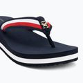 В'єтнамки жіночі Tommy Hilfiger Corp Mid Wedge Beach Sandal space blue 7