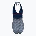 Жіночий суцільний купальник Tommy Hilfiger Halter One Piece Rp Print з ілюстрованою хвилею темний нічний флот 2