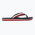 Жіночі шльопанці Tommy Hilfiger Corporate Beach Sandal червоний білий синій 2