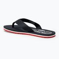 Жіночі шльопанці Tommy Hilfiger Global Stripes Flat Beach Sandal червоний білий синій 3