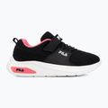Кросівки дитячі FILA Madrun Velcro black/sangria sunset 2