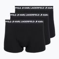 Труси чоловічі KARL LAGERFELD Logo Trunk 3 пари black