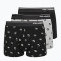 Труси чоловічі KARL LAGERFELD Ikon Aop Trunk 3 пари karl dot/ash black