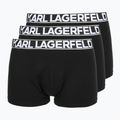 Труси чоловічі KARL LAGERFELD Bold Elastic Trunk 3 пари black