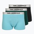 Труси чоловічі KARL LAGERFELD Elastic Trunk 3 пари dark sea/black/blue