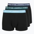 Труси чоловічі KARL LAGERFELD Logo Trunk Colorband 3 пари dark sea/indigo/blue