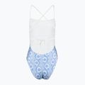 Купальник суцільний жіночий Tommy Hilfiger Straight Neck Print floral stripe blue spell 2