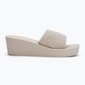 Шльопанці жіночі Calvin Klein YW0YW01725 Beach Wedge Slide Canvas eggshell 2