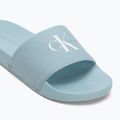 Шльопанці жіночі Calvin Klein YW0YW01835 Slide Monogram Wn triple cloud blue 7
