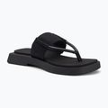 Жіночі шльопанці Calvin Klein YW0YW01717 Square Low Wedge Sandal Rope потрійний чорний