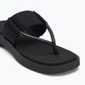 Жіночі шльопанці Calvin Klein YW0YW01717 Square Low Wedge Sandal Rope потрійний чорний 7