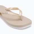 В'єтнамки жіночі Calvin Klein YW0YW01720 Thong+ Tpu Metallic eggshell/bright white 7