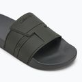 Шльопанці чоловічі Calvin Klein HM0HM01752 Pool Slide Double T dark olive 7