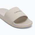 Шльопанці чоловічі Calvin Klein HM0HM01754 Pool Slide Ck Square feather grey 7