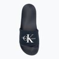 Чоловічі шльопанці Calvin Klein YM0YM01271 Slide Monogram Cv потрійні темно-сині Calvin 5