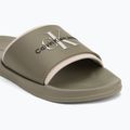 Шльопанці чоловічі Calvin Klein YM0YM00361 Slide Rubber Neoprene Monologo mermaid/eggshell 7