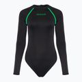 Жіночий злитий купальник Calvin Klein KW0KW02790 Intense Power Move Rashguard One Piece pvh чорний