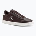 Кросівки жіночі Calvin Klein YW0YW01781 3 Cupsole Laceup PU MG bordeaux/bright white