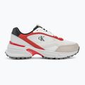 Кросівки чоловічі Calvin Klein YM0YM01379 Hike Runner Mesh MIX bright white/grey/flame scarlet 2