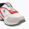 Кросівки чоловічі Calvin Klein YM0YM01379 Hike Runner Mesh MIX bright white/grey/flame scarlet 7