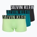 Труси Calvin Klein 000NB3775A Trunk 3 пари black/teal breeze/forest freeze