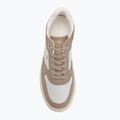 Кросівки жіночі Tommy Hilfiger Sporty Cupsole Tumbled Leather costal taupe/ecru/yellow 5