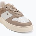 Кросівки жіночі Tommy Hilfiger Sporty Cupsole Tumbled Leather costal taupe/ecru/yellow 7