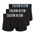 Боксерки чоловічі Calvin Klein 000NB3608A Trunk 3 pairs black with harbor mist logo/ black with