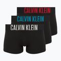 Чоловічі боксери Calvin Klein 000NB3608A Trunk 3 пари black w/oatmeal logo/black w/age