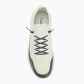 Кросівки чоловічі Calvin Klein YM0YM01457 Chunky Runner Lace Up Sock Knit vaporous white/coal/buttercup 5