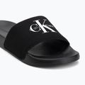 Шльопанці жіночі Calvin Klein YW0YW01967 Monogram Logo 0GM black/bright white 7