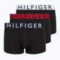 Труси Tommy Hilfiger Trunk WB 3 пари medium red/tommy hilfiger white/desert sky