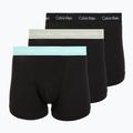 Труси чоловічі Calvin Klein 0000U2662G Trunk 3 пари black w plume wb/black w misty sag