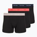 Труси чоловічі Calvin Klein 0000U2662G Trunk 3 пари black w green bloom wb/black w da